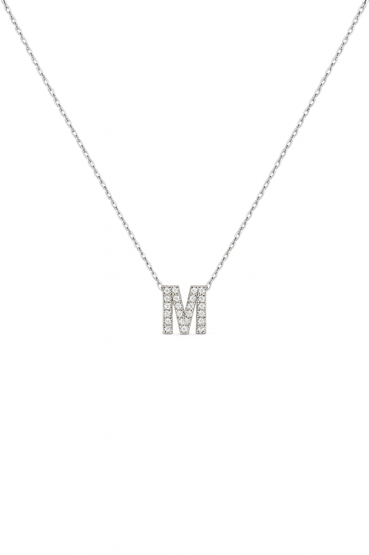 Collana microLetter Oro & Diamanti