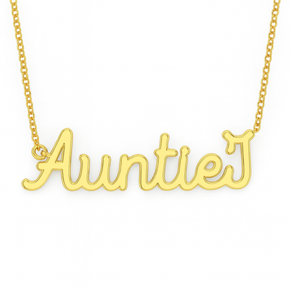 Collana Name in oro 18 kt