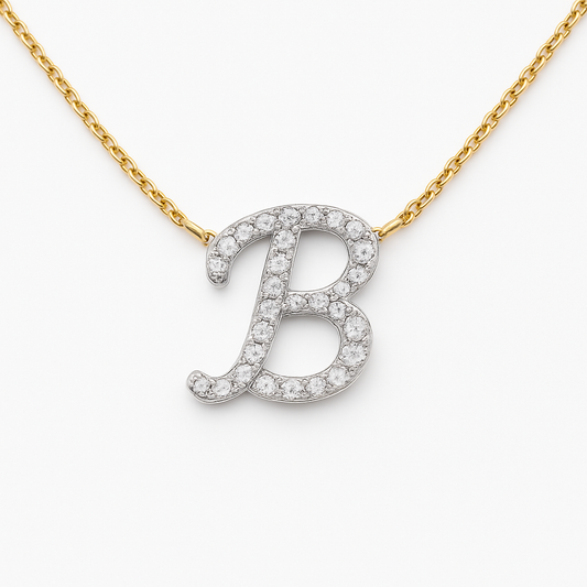 Collana Letter Diamond GOLD
