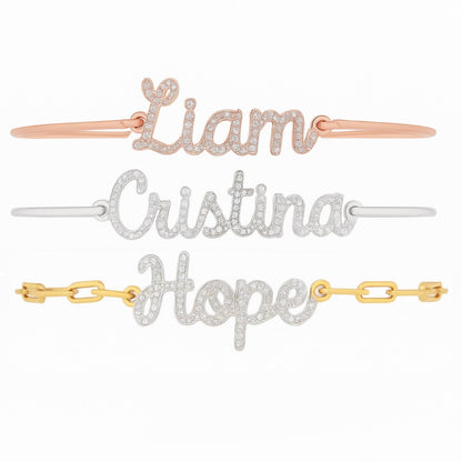 Bracciale Name Diamond