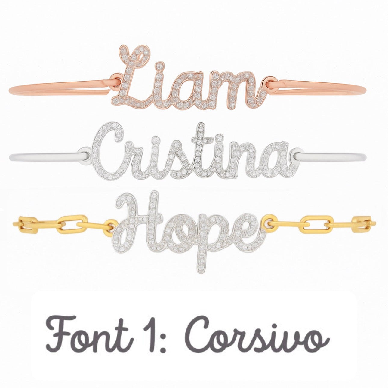 Bracciale Name Diamond
