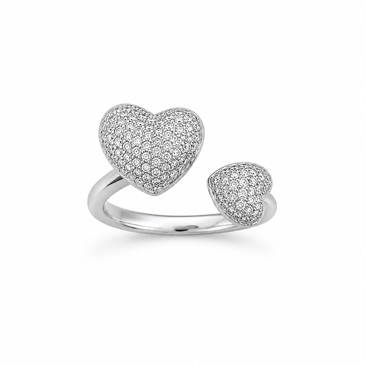 Anello Double Heart