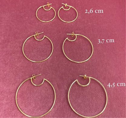 Orecchini Cerchi Slim