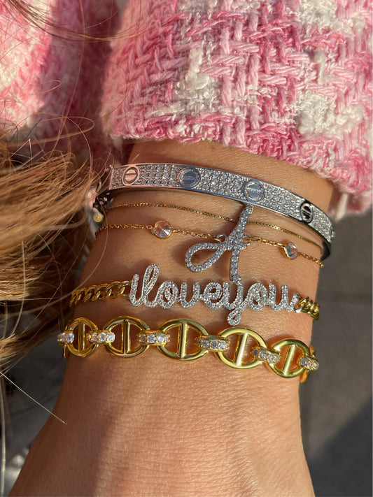 Bracciale Letter Diamond