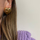 Orecchini Cuori Bombati GOLD L